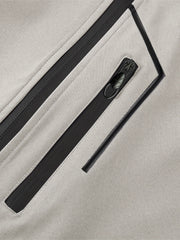 Men'S Casual Bomber Jacket | Spring-Autumn, Non-Stretch, Baseball Collar, Multiple Pockets, Zipper Closure