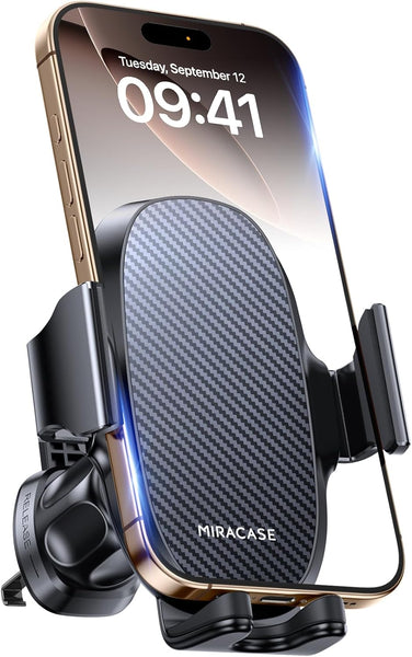 Miracase Car Phone Holder for Cars Dashboard Windscreen Desk, 3In 1 Mobile Phone Mount Automobile Cradle 360° Rotatable Stand for Iphone16 15 Pro plus Max 14 13 12 11Samsung