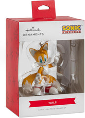 Hallmark Tails Hanging Ornament, Sonic the Hedgehog Tree Decoration, Resin, Gifts for Christmas