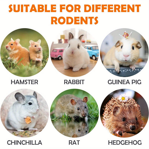 Rabbit Timothy Hay Toys, Natural Bunny Molar Treats, Herbal Flower Rabbit Chew Toys for Small Animal Teeth, Rats, Chinchillas, Guinea Hamster