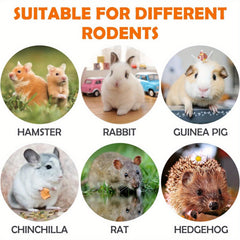 Rabbit Timothy Hay Toys, Natural Bunny Molar Treats, Herbal Flower Rabbit Chew Toys for Small Animal Teeth, Rats, Chinchillas, Guinea Hamster