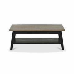 Bentley Designs Camden Weathered Oak & Peppercorn Coffee Table