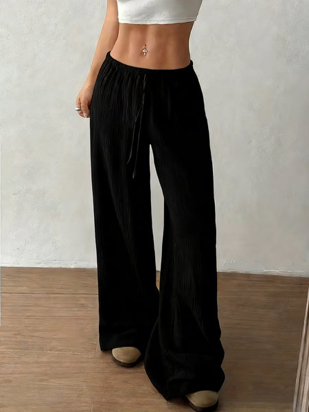 Two-Piece Set Women'S Elegant Trousers Casual Straight-Leg Pants