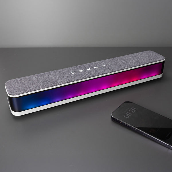 RED5 Rechargeable BT Wireless Light Up Sound Bar RGB LED Colour Changing Speaker
