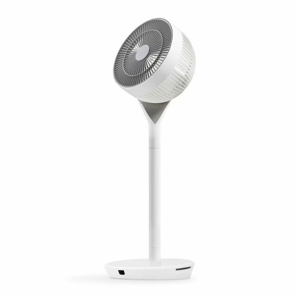 IRIS Woozoo STF-360DC-N 360 Pedestal Air Circulator in White/Grey