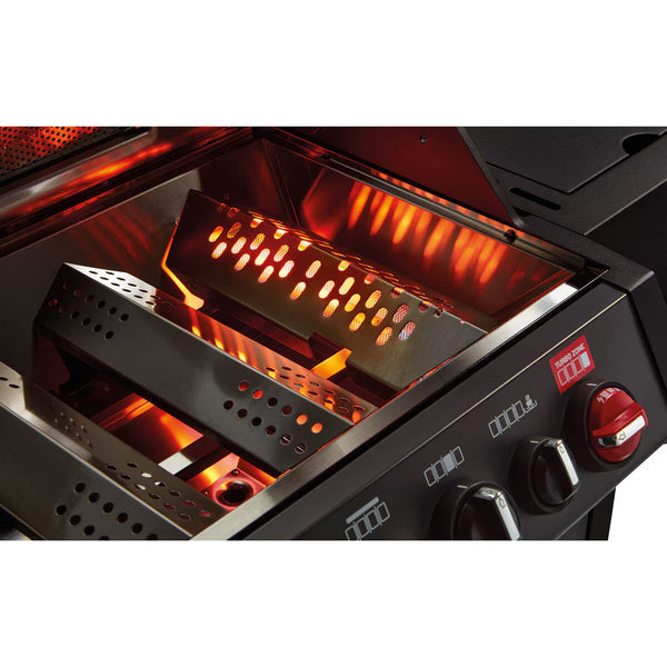 Enders Monroe 4 Burner Stainless Steel Gas Barbecue + Pizza Stone + Cover