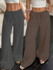 Two-Piece Set Women'S Elegant Trousers Casual Straight-Leg Pants