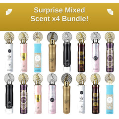 4pcs Dubai Air Fresheners Mixed Scent Bundle Arabian Surprise Pack Authentic Luxury Scent Oud Fragrance 300ml Made in Dubai UAE 4 Pack