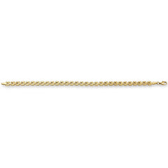 14Ct Yellow Gold Square Link Bracelet