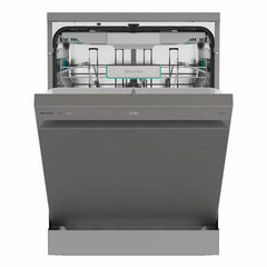Hisense HS693A90XADUK 16 Place Settings, Freestanding Dishwasher, a Rated, in Silver