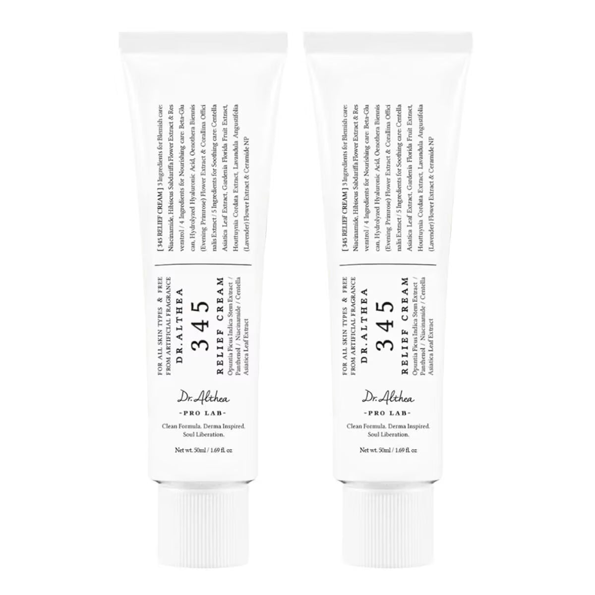 Dr Althea, 345 Relief Cream, 2 X 50Ml