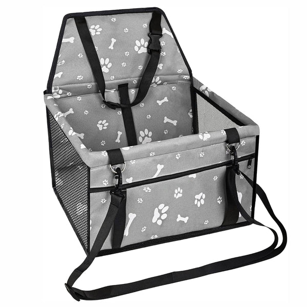 Portable Breathable Bag for Pets, Designed As a Booster Seat for Travel with a Seat Belt