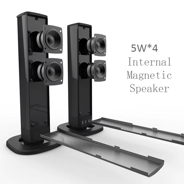 Powerful Soundbar Sound Radio Blaster Bar Audio TV PC Computer Subwoofer Wireless Home Theater Speaker