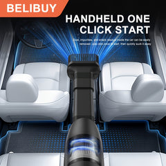 Portable cordless handheld vacuum cleaner, cyclonic aspirated car vacuum cleaner, combined blow and suction, rechargeable powerful car/office/home vacuum cleaner
