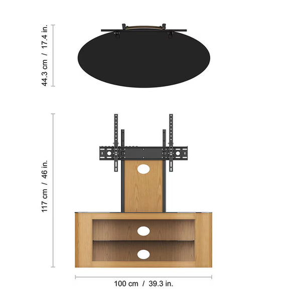 AVF Buckingham 1000 TV Stand for Tvs up to 65