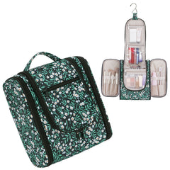 Hanging Toiletry Bag Women Large Travel Makeup Bag Organizer Bag with A PVC Compartment for Essentials Accessories Cosmetics Roomy Toiletries Bag Gift Best Toiletry Bag for International Travel Christmas Gifts