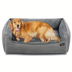 Pet Bed for Dogs, Sofa Style with Elevated Sides, Non-Skid Base, Washable And Removable Cover, Extra for large Size, Suitable for Big Dogs, Dimensions 110 X 75 X 27 Cm
