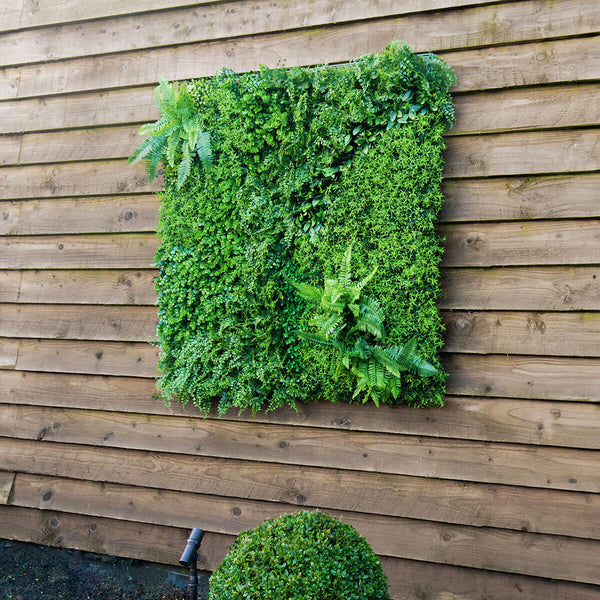 Artificial Mixed Foliage 1M X 1M Wall Panel, Pack of 5