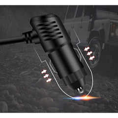 12V Double Fan 2 Speeds Rotating Portable Car Office Desk Cooling USB ports AC79