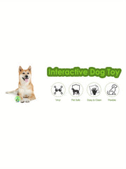 Engaging Giggle Ball Designed for Both Dogs And Cats - A Pet Puzzle Toy That Produces Distinctive Giggling Noises - Sturdy Chew Toy to Alleviate Boredom - Made from Safe Vinyl - Measures 12.95 cm, Without Battery