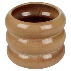 Glossy Ceramic Tube Design Cactus Herb Flower Pot Planter Holder Home Display