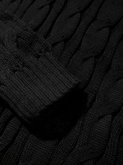 Men's Mature Business Sweater - New Autumn/Winter Lapel Ribbed Knitwear, Fashionable Solid Color Pullover, Suitable for Layering and Wearing Over Clothes