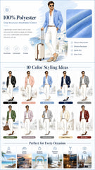 The Suit Jacket Is Suitable for Casual Outings and Wedding Banquets