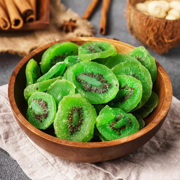 Sweetened Dried Kiwi Slices, Vietnam Origin, Chewy Fruit Snack