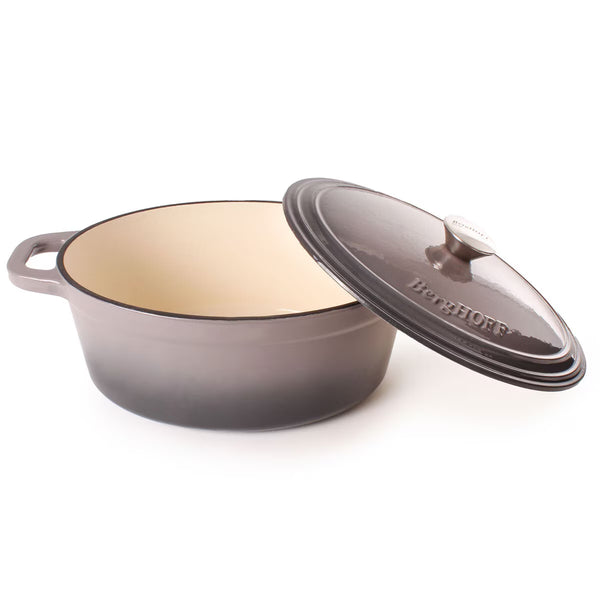 Berghoff Neo Cast Iron Oval Casserole Dish, 35Cm / 7.5L