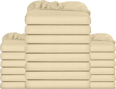 Utopia Bedding Fitted Sheet Double, Grey - Deep Pocket 14 Inch (35 Cm) - Easy Care - OEKO-TEX Certified - Soft Brushed Microfibre Fabric - Shrinkage and Fade Resistant - Bottom Sheet