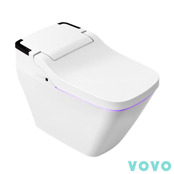 VOVO Smart Toilet in White - TCB-090SA with Vertical or Horizontal Drainage