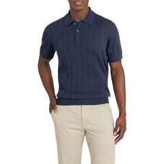 Chaps Men'S Ribbed Knit Polo
