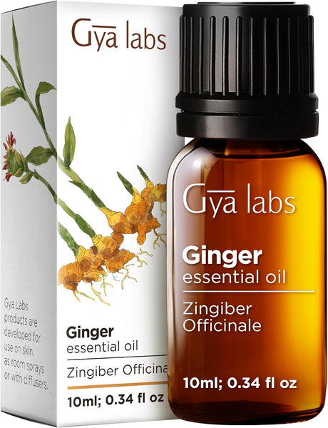 Gya Labs Rose Essential Oils for Skin - 100% Pure Natural Rose Oil for Face, Hair, Diffuser, Perfume & Candle Making Scent Aromatherapy (10Ml)