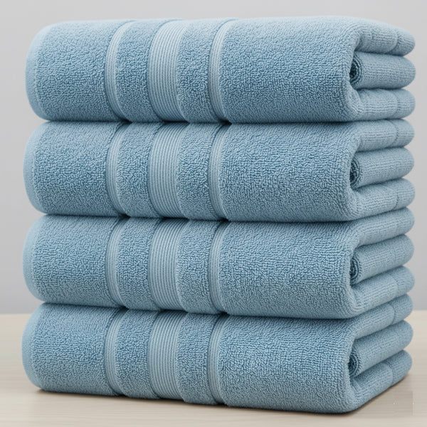 4X Bath Sheets 80x155CM Pure Cotton Big Size Large Bathroom Towels Set Quick Dry Soft Bath Towels