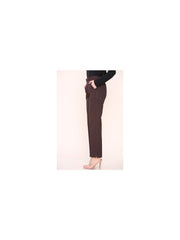 Women Trousers Stretchy Lightweight Finely Stitched Half Elasticated Pull Up Work Formal Pants Inside Leg 27 inches