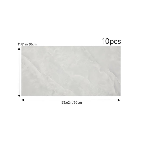 10pcs 3D Marble Wall Tiles Wallpaper, PVC Peel & Stick, Self-Adhesive Wall Stickers Wall Stickers, Golden/Grey Marble Pattern - Home Decoration Wall Stickers, Easy to Clean And Cut, Suitable for Renovation of Bathrooms, Living Rooms, Kitchens, Bedrooms