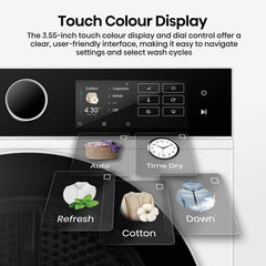 Hisense Kitchenfit 5I Series DH5I904BWBC, 9Kg Heat Pump Dryer, A+++ Rated in White
