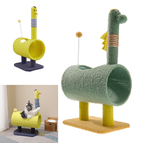 Lovely Design Cat Tree, Cat Scratching Post, Cat Nest, Multifunctional and Practical Cat Supplies for Cat'S Entertainment, Rest and Sleep. Two Styles Will Be Loved By Your Cat