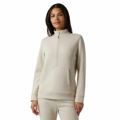 32 Degrees Ladies Sueded Tech 1/2 Zip Sweatshirt