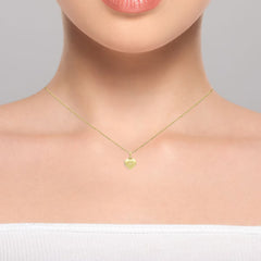 14Ct Yellow Gold Heart Pendant