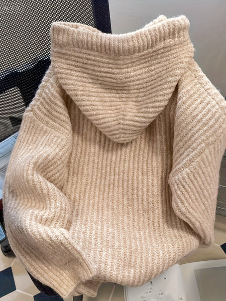 Pink Hooded Drawstring Sweater, Sweet and Casual. Suitable for Spring/autumn/winter Seasons, Niannian