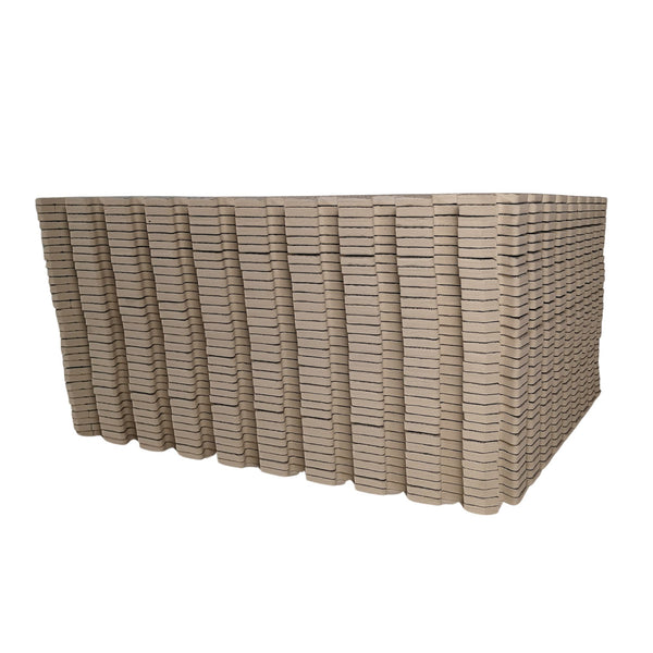 Samuel Alexander 12 Piece Grey Wood Effect EVA Foam Floor Protective Tiles Mats 60x60cm Each Set For Gyms, Kitchens, Garages, Camping, Kids Play Matting, Flooring Mats Set Covers 4.32 sqm (46.5 sq ft)