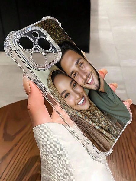 Phone Case - Personalized Transparent Anti-Drop Phone Cover with Custom Photo Printing, Featuring High-Definition UV Printing, Suitable for Iphone 17, 16 Promax, 16, 15 Promax, 15 Pro, 15, 14 Promax, 14 Pro, 14, 11, 11 Promax, 12, 12 Pro, 12 Promax