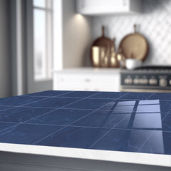 WALPLUS 24pcs Glossy Tile Stickers for Kitchen 15x15cm (6