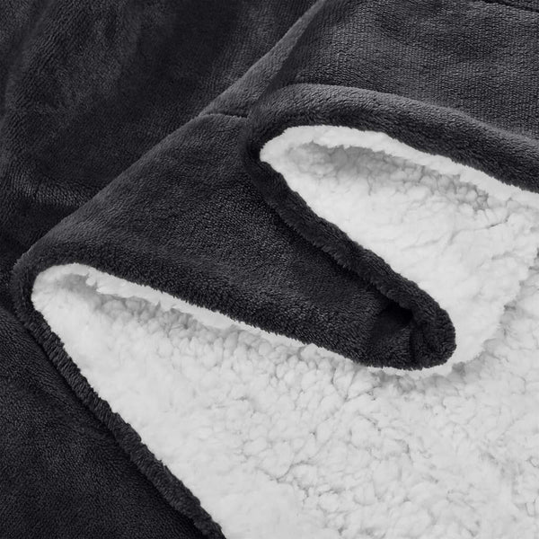 1pc Luxurious Double-Sided Sherpa Throw Blanket – Soft, Warm & Cozy Contemporary Blanket, Machine Washable, Perfect for Couch, Bed, Office & Travel, Ideal Gift