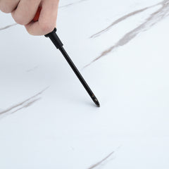 5m² 24pcs PVC Marble Effect Peel and Stick Flooring Planks Flooring Stickers Silent Tile Floorboard Self-adhesive Floor Tiles 2mm Thick Wear-resistant Layer 0.07mm, Waterproof Plank Wall Plank Simulated for Bedroom Kitchen Living Room 18 X 18 Inch 5m²