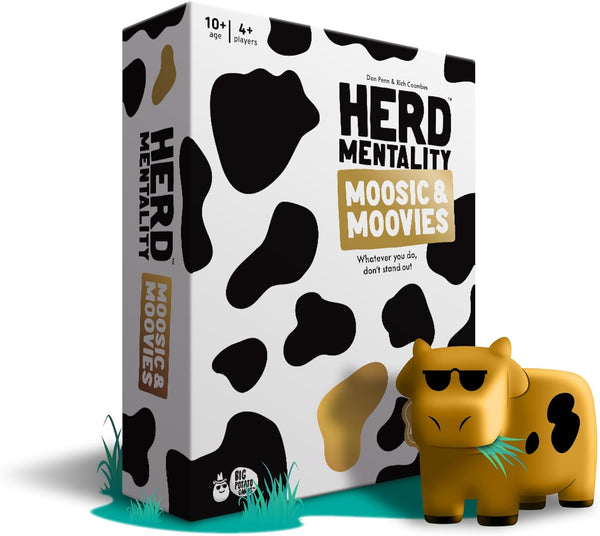Herd Mentality – Udderly Hilarious Family & Party Board Game for Adults, Teens & Kids | 4–20 Players | Easy to Learn & Loved by Millions | Bonus Online Content | Great for Christmas Gifting