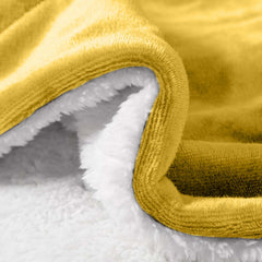 1pc Luxurious Double-Sided Sherpa Throw Blanket – Soft, Warm & Cozy Contemporary Blanket, Machine Washable, Perfect for Couch, Bed, Office & Travel, Ideal Gift