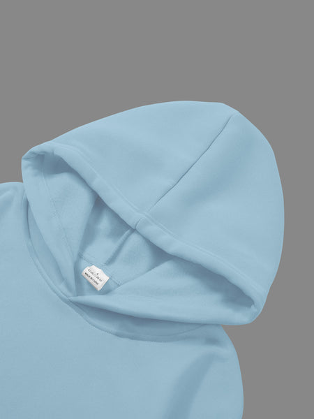 Women's Winter Casual -Lined Thickened Hooded Sweatshirt and Sweatpants Two-Piece Set
