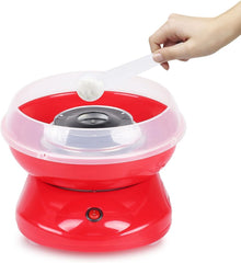 Holdfiturn Candy Floss Machine Professional Automatic Candy Floss Maker Machine round Cotton Sugar Machine Kit for Birthday Parties Children'S Day Christmas Day and Wedding Party (Red)